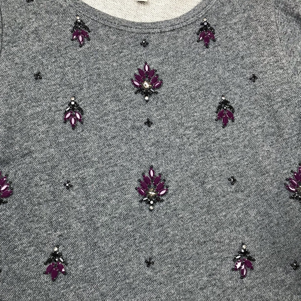 EUC Ann Taylor LOFT Embellished Sweatshirt - Picture 8 of 8